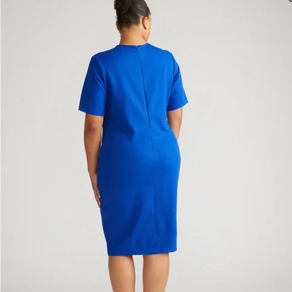 Blue Universal Standard Envelope Ponte Dress - Picture 2 of 6